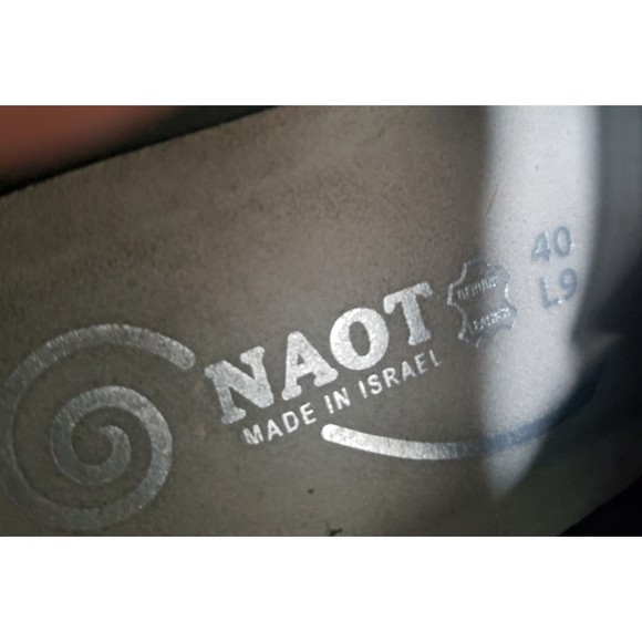 NAOT Tiaki Lace up Shoes Oxfords Gray Fabric Women's Size 9 - Picture 10 of 11